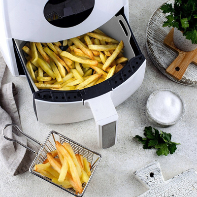 Insert silikon për Air Fryer Vilde, 22 cm, gri