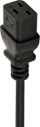 Kabllo vazhduese Gembird Power Strip PDU 10xC13 1U 16A C19, 2m, Rack, e zezë