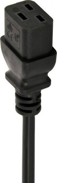 Kabllo vazhduese Gembird Power Strip PDU 10xC13 1U 16A C19, 2m, Rack, e zezë