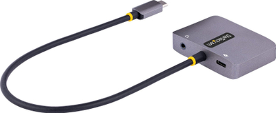 Përshtatës video USB C StarTech.com HB30C4A, HDMI VGA 4K 60Hz, audio 3.5mm, PD 100W