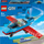 Set ndërtimi LEGO City 60323 Stunt Plane, avion akrobatik, minifigurinë pilot, shumëngjyrësh