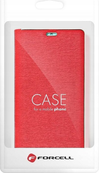 Futrollë librë OEM LUNA Book Gold për Samsung A23 5G Galaxy M23 5G, me magnet, e kuqe