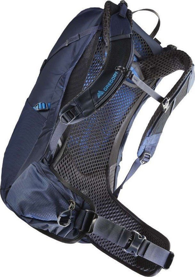 Shpinë turistike Gregory Zulu 30, 30L, sistem FreeFloat, blu halo