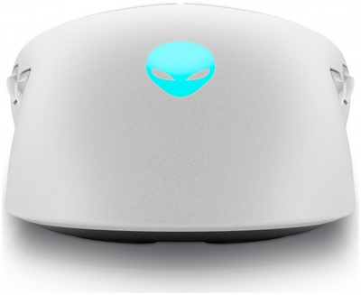 Gejминг глувче Dell Alienware AW720M, безжично tri-mode, 26000 DPI, бело