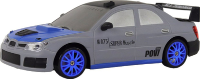 Makina me pult Leantoys Sports Car, shkallë 1:24, me rrota që ndërrohen, gri