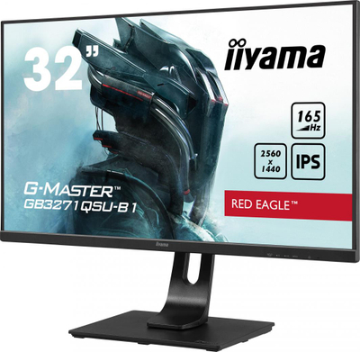 Monitor Iiyama G-Master Red Eagle GB3271QSU-B1, 31.5", LED, WQHD, i zi