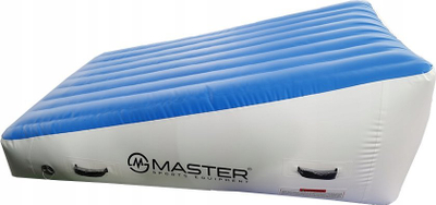 Dyshek i pjerrët i frymë MASTERJUMP, 180 x 120 cm, lartësi 20–65 cm
