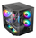 Kuti PC Mars Gaming MC-3TLITE, Mini Tower, mATX Mini-ITX, e zezë