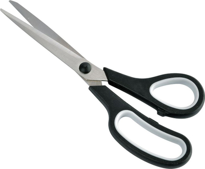 Ножици за канцеларија B.N.T, 210mm, рачка Soft Grip, црни