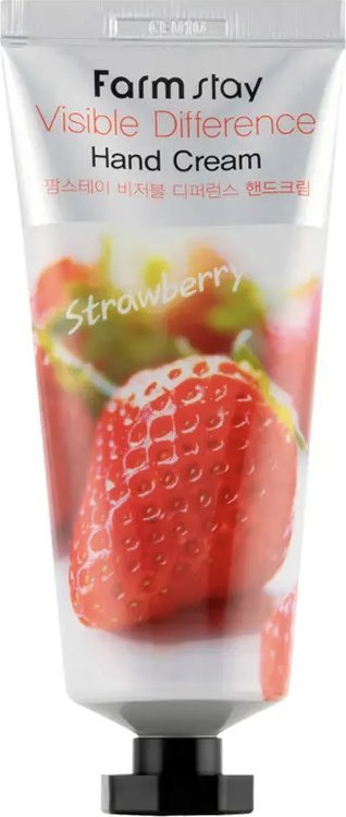Krem duarsh Farmstay Visible Difference Strawberry, 100g, me aromë luleshtrydhe