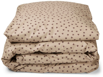 Set çarçafësh junior Nuuroo Bera, pambuk organik, motiv Leaf