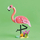 Lodër ndërto–krijo LEGO Creator Wild Animals Pink Flamingo, 3 në 1, shumëngjyrëshe