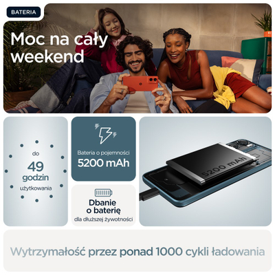 Телефон Motorola Moto G06, 256GB, 6.88\", сина боја