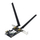 Kартичка за мрежа Asus PCE-AX1800, PCIe, Wi-Fi 6, Bluetooth 5.2, 1775 Mbps, црна