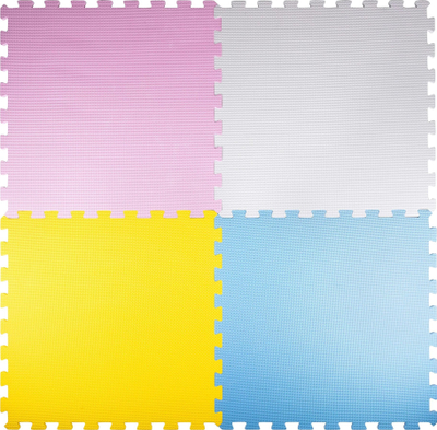 Tapet për dysheme për kalamajt Creative Kids Floormat, set me 4 copa, me shumë ngjyra
