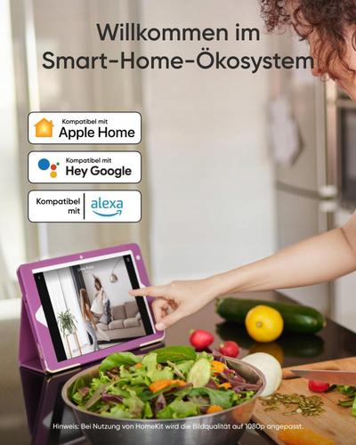 Внатрешна камера Eufy Indoor Camera E30, 4K UHD, WiFi, бела