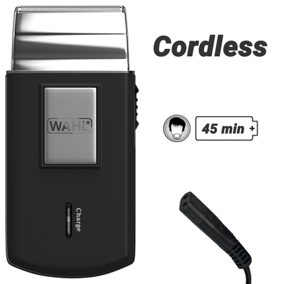 Brisk elektrik udhëtimi Wahl Travel Shaver, pa kabllo, i rikarikueshëm, i zi