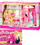 Set lojrash Barbie Dream Set, dhomë princeshe me garderobë dhe tualet, rozë