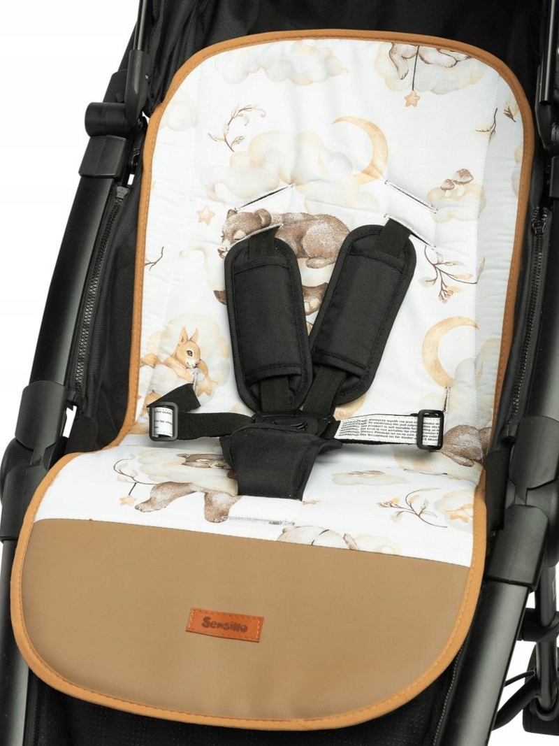 Jastëk kadife për karrocë Velvet Stroller Insert Sleep, universal, 80x40 cm, shumëngjyrësh