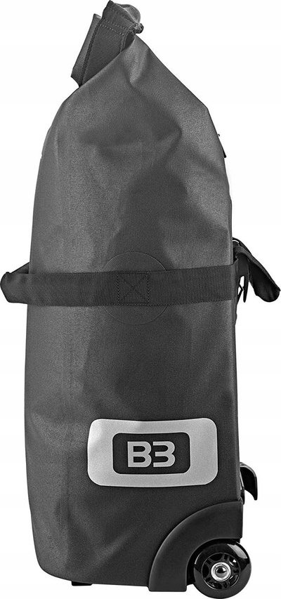 Çantë biçiklete B&amp;W B3 Bag, 35L, që s’e merr uji, e zezë