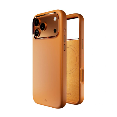 Mbrojtëse telefoni Puro Icon Mag Pro, për iPhone 17 Pro Max, TPU, portokalli