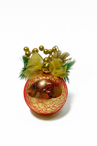 Top dekorues 17x13cm, kuqe/gold. UNIMIKS