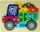 Puzzle edukativ për kalamoj, kamion druri, 10 copa, shumëngjyrësh