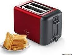 Toaster Bosch TAT3P424, 970W, 2 feta, i zi e kuq