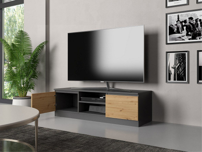 Kabinet TV Malwa, 120 cm, anthracite Oak Artisan