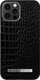 Mbrojtëse telefoni Ideal of Sweden, teksturë krokodili, për iPhone, e zezë