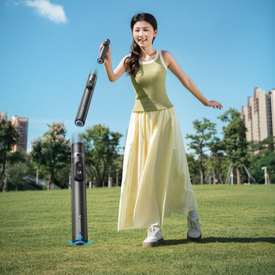 Selfie stick tripod Wozinsky WST-360YS, 360°, ndjekje inteligjente e fytyrës me AI, i zi