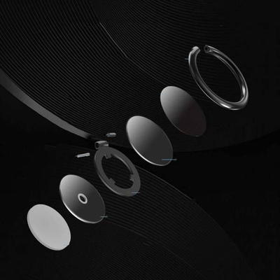 Mbajtëse magnetike për telefon Tech-Protect Finger Ring, që rrotullohet 360°, aliazh alumini, argjendtë