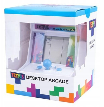 Konsolë lojërash Tetris Desktop Arcade, retro, mini, shumëngjyrëshe