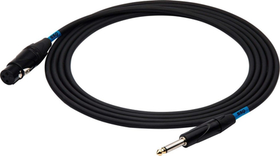 Kabllo audio SSQ Cable XZJM7, XLR femër në Jack mono 6.3mm, 7 metra, e zezë