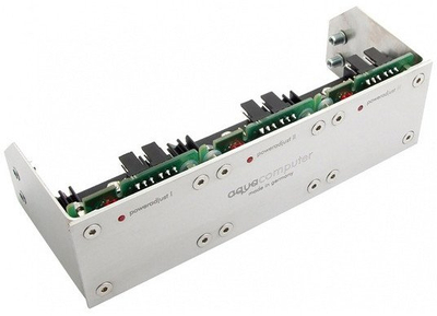 Panel montimi Aqua Computer për Poweradjust 2/3 dhe Farbwerk, çelik inox, argjendtë