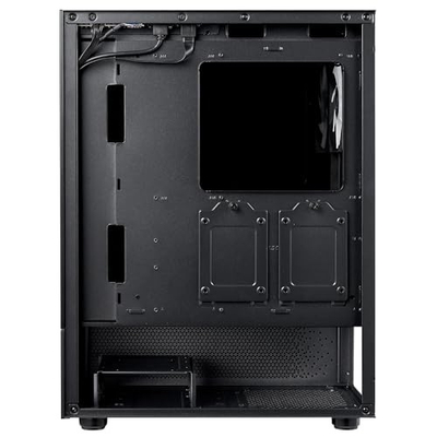 Kullë kompjuteri Invader X Mini Black, mid tower gaming, mban GPU deri në 330mm, e zezë