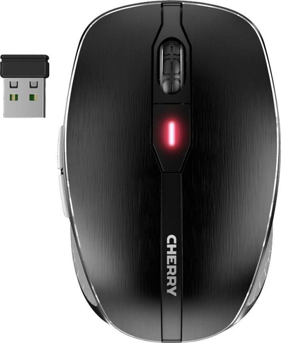 Maus wireless Cherry MW 8C, Bluetooth 2.4 GHz, DPI i rregullueshëm, gri