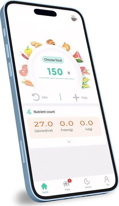 Peshore kuzhine Media-Tech Smart Diet Scale MT5544, 5kg, inteligjente, e bardhë