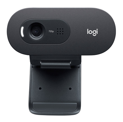Веб камера Logitech C505 HD, 720p, микрофон со намалување на шум, црна
