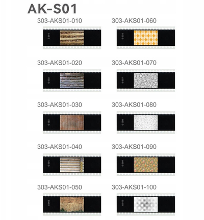 Set sllajdesh Godox AK-S01, 10 copë, për AK-R21