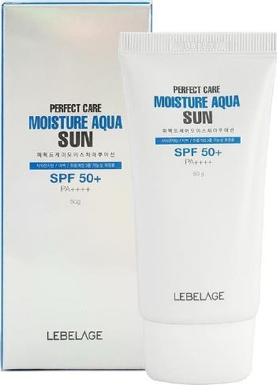 Kрем за сонце Lebelage Perfect Care Moisture Aqua, SPF 50+ PA+++, хидратантен, 50 ml