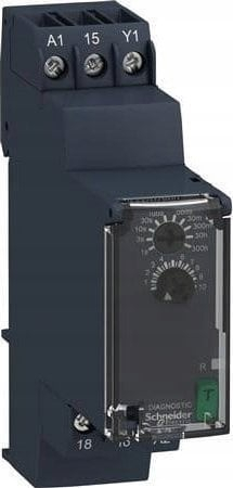 Relé kohore Schneider Electric Zelio Time RE22R1AMR, 24–240V AC DC, 0.1 sekondë gjer në 100 orë