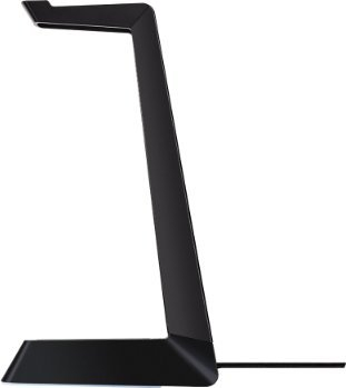 Држач за слушалки FOURZE HS100 Base Station, RGB, безжично полнење, црна