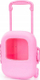 Set lodrash Bayer Design Trolley Set, me kukull bebe, me valixhe udhëtimi, rozë