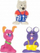 Loja për qen Duvo+ Latex Toy Mix Dog &amp; Mouse, 10cm, shumëngjyrëshe