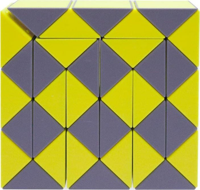 Lojë puzzle Snake, plastikë, shumëngjyrëshe, në fletë