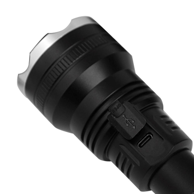Elektrik dore Esperanza HYBRIS, LED 1000 lm, rikarikues me USB C, i zi