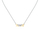 Qafore për femra Trussardi T-Logo TJAXC06, 45cm, e argjendtë/e artë