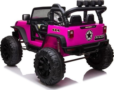 Makinë elektrike lodër Jeep JC666, 12V, telekomandë 2.4G, rozë