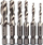 Set tapa shpimi SilverTools S11533, HSS, M3–M10, 6 copë